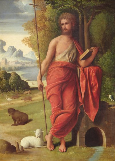 St. John the Baptist in the Wilderness by Ortolano
